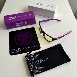 *NEW* Gunnar Enigma Black Panther blue light glasses - Focus / No Prescription